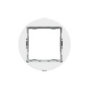 Support Optima pour appareillage 45x45 mm blanc