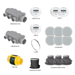 Kit accessoires Duocosy HR pieuvre