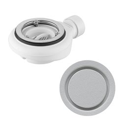 Vidage Ø90 mm 12L/min pour receveur Cratos perle