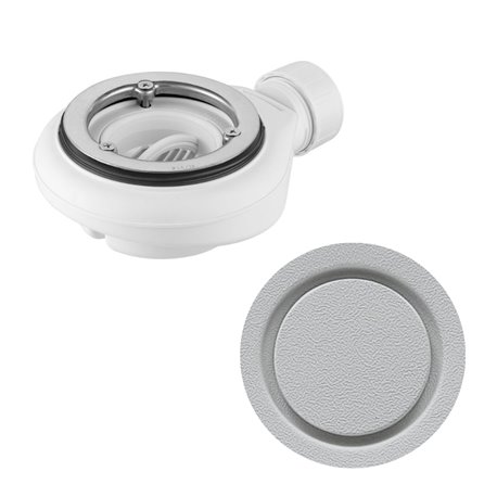 Vidage Ø90 mm 12L/min pour receveur Cratos perle