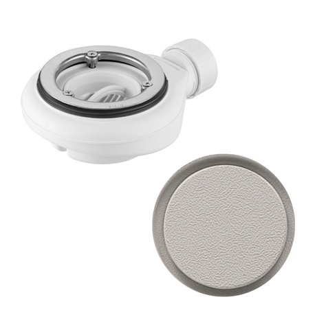 Vidage Ø90 mm 12L/min pour receveur Cratos beige