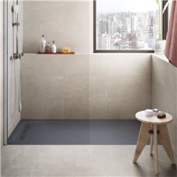Receveur de douche Aquos Gris ardoise 120x90 cm