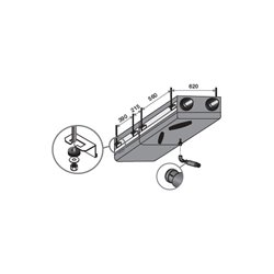 Kit suspension plafond échangeur Dee Fly Modulo