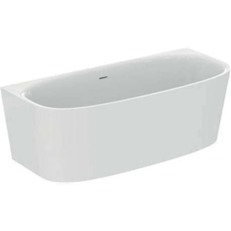 Baignoire semi ilot Dea 180x80 cm, Blanc brillant 220 Litres Baignoire semi ilot Dea 180x80 cm, Blanc brillant 220 Litres