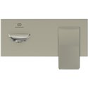 Mitigeur lavabo Conca mural à bec fixe 180 mm, Chromé