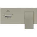 Mitigeur lavabo Conca mural à bec fixe 220 mm, Chromé