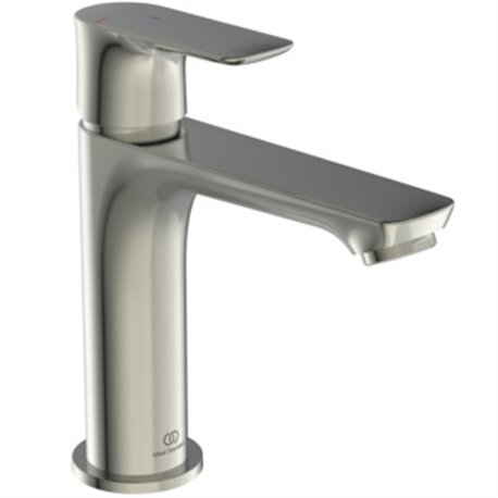 Mitigeur lavabo Grande Conca sans tirette ni vidage, Gris orage