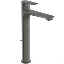 Mitigeur lavabo Connect Air tirette et vidage bonde métal, Gris magnétique