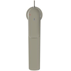 Mitigeur lavabo Connect Air tirette et vidage bonde métal, Gris orage