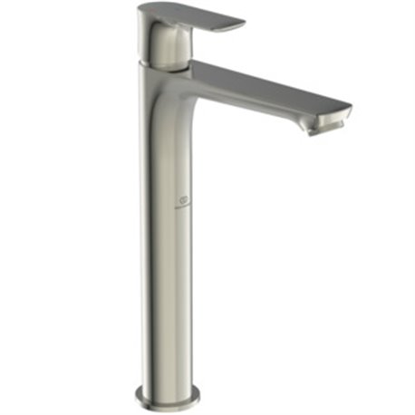 Mitigeur lavabo Connect Air sans tirette ni vidage, Gris orage