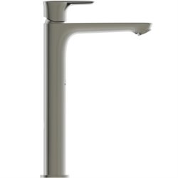 Mitigeur lavabo Connect Air sans tirette ni vidage, Gris orage