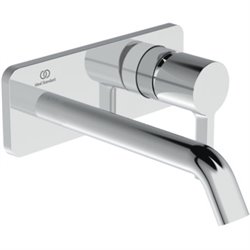 Mitigeur lavabo mural Joy bec 180 mm, Chromé