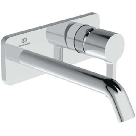 Mitigeur lavabo mural Joy bec 180 mm, Chromé