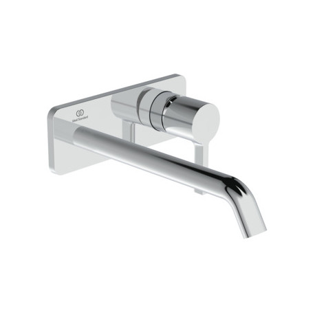 Mitigeur lavabo mural Joy bec 220 mm, Chromé