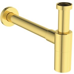 Siphon lavabo Or brossé