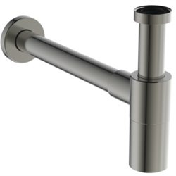 Siphon lavabo Acier brossé