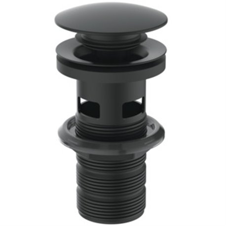 Bonde clic-clac lavabo Noir mat