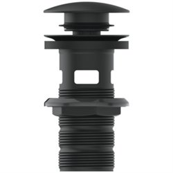 Bonde clic-clac lavabo Noir mat