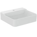 Lavabo Conca 50x45 cm sans trop-plein, avec trou de robinetterie