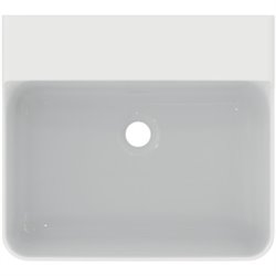 Lavabo Conca 50x45 cm sans trop-plein, sans trou de robinetterie