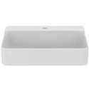 Lavabo Conca 60x45 cm sans trop-plein, avec trou de robinetterie