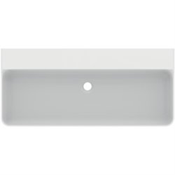 Lavabo Conca 100x45 cm sans trop-plein, sans trou de robinetterie