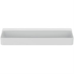 Lavabo Conca 120x45 cm sans trop-plein, sans trou de robinetterie