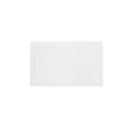 Receveur de douche Pyros Blanc 140x80 cm, garde d'eau 30 mm