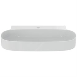 Lavabo Linda-X 75x50 cm sans trop-plein, avec trou de robinetterie