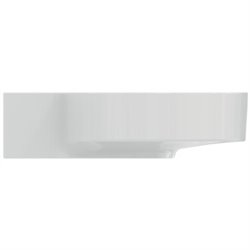 Lavabo Linda-X 75x50 cm sans trop-plein, avec trou de robinetterie