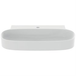 Lavabo Linda-X 75x50 cm sans trop-plein, avec trou de robinetterie