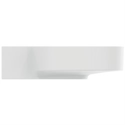 Lavabo Linda-X 75x50 cm sans trop-plein, avec trou de robinetterie