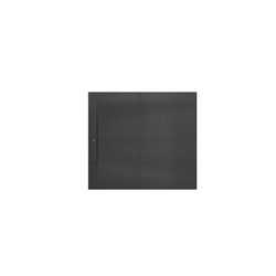 Receveur de douche Pyros Onyx 90x90 cm, garde d'eau 30 mm