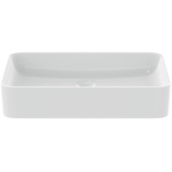 Vasque Conca 60x40 cm Soie blanche
