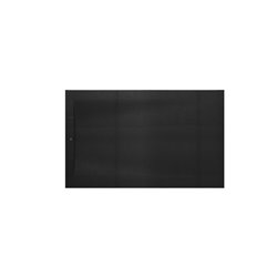Receveur de douche Pyros Noir 100x80 cm, garde d'eau 30 mm