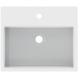 Vasque Extra 50x42 cm Soie blanche