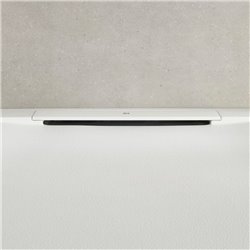 Receveur de douche Pyros Gris ardoise 90x90 cm, garde d'eau 30 mm