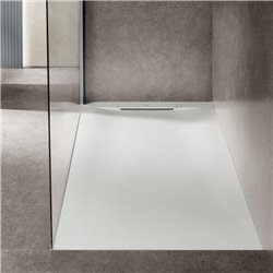 Receveur de douche Pyros Gris ardoise 90x90 cm, garde d'eau 30 mm