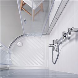 Receveur de douche Roma d'angle 80x80 cm 