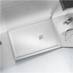 Receveur de douche Terran avec cadre 700 Noir 180x70 cm