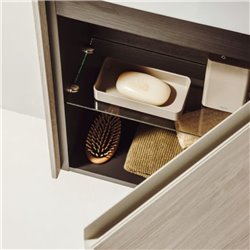 Boîte de rangement Ona vert mat 