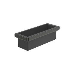 Panier de douche Tempo titanium black brossé 
