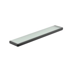 Tablette Tempo titanium black brossé L 600 mm