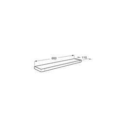 Tablette Tempo rose gold L 600 mm