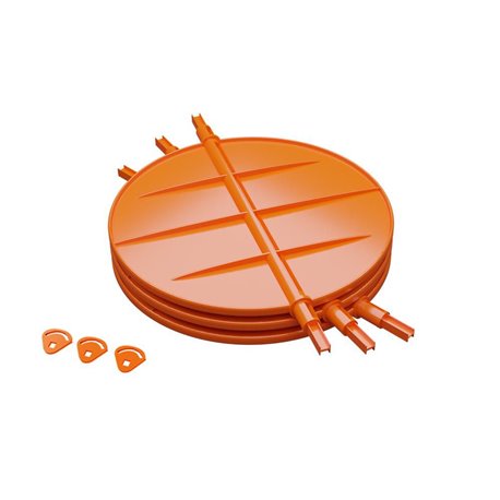 Lot de 3 volets Ø250 mm