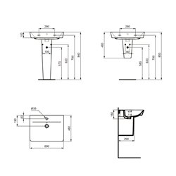 Cache-siphon pour lavabo