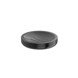Porte-savon Tempo à poser titanium black brossé