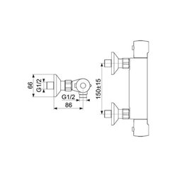 Mitigeur July Limiteur de débit sensitif