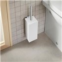 Porte-balayette Rubik mural blanc mat
