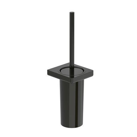 Porte-balayette Tempo mural titanium black